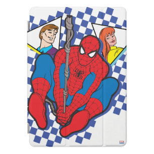 Spider-Man's Peter Parker & Mary Jane Retro Art iPad Pro Cover