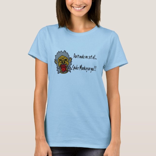 Spider Monkey T-Shirt (Front)