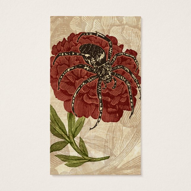 Spider On Flower (Back)