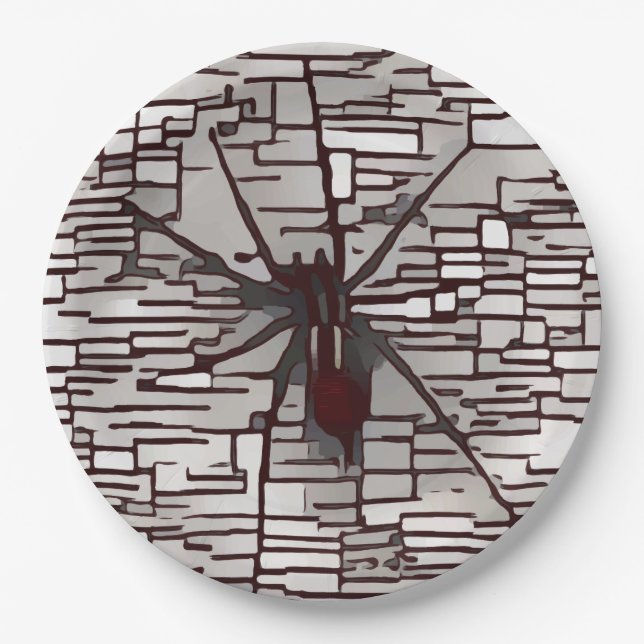 Spider Paper Plate (Front)