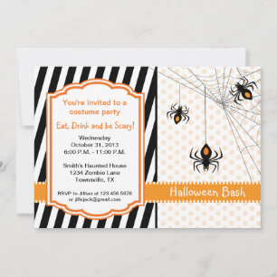 Spider Party Invitation