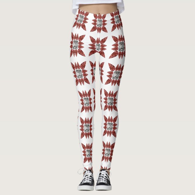 Spider Pattern Leggings (Front)