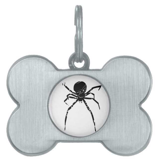 Spider Pet Name Tag (Front)