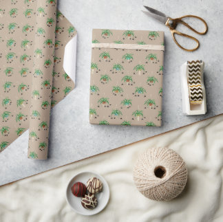 Spider Plant Wrapping Paper