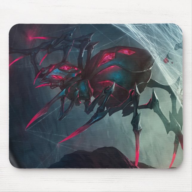 Spider Queen Gaming Mousepad | Gothic Theme Design (Front)