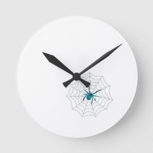 Spider Round Clock