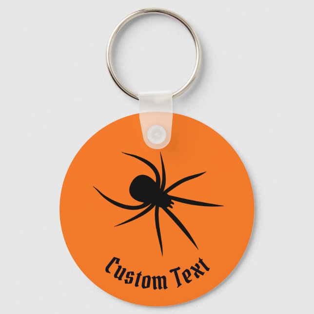 Spider Silhouette Keychain (Front)
