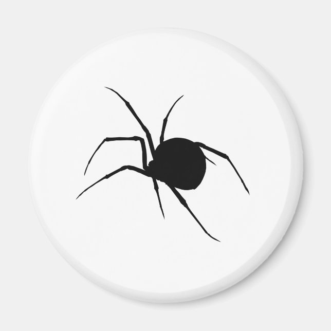 Spider Silhouette Magnet (Front)