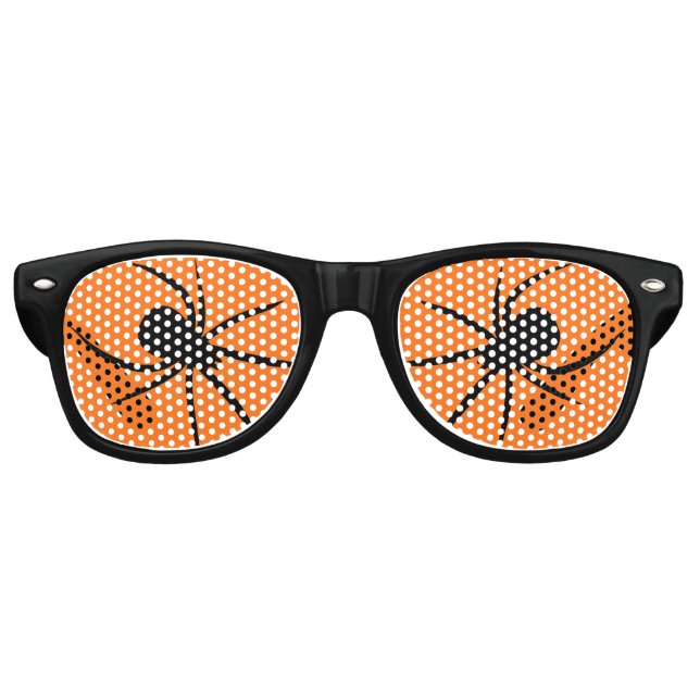 Spider Silhouette Retro Sunglasses (Front)
