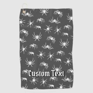 Spider Silhouettes Motif serviette de golf