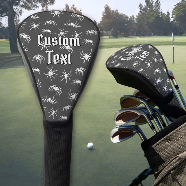 Spider Silhouettes Pattern Golf Head Cover (Creator Uploaded)