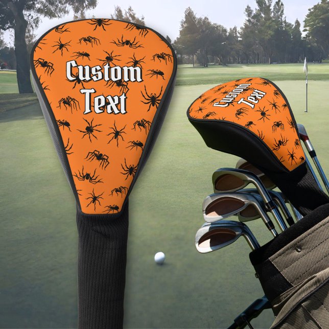Spider Silhouettes Pattern Golf Head Cover (Creator Uploaded)