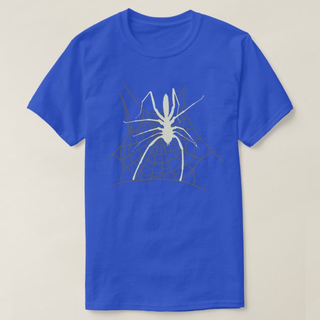 Spider Spider Web Grusel Halloween Animals T-Shirt (Design Front)