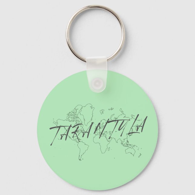 Spider Spirit – Bold Nature-Inspired Design Keychain (Front)