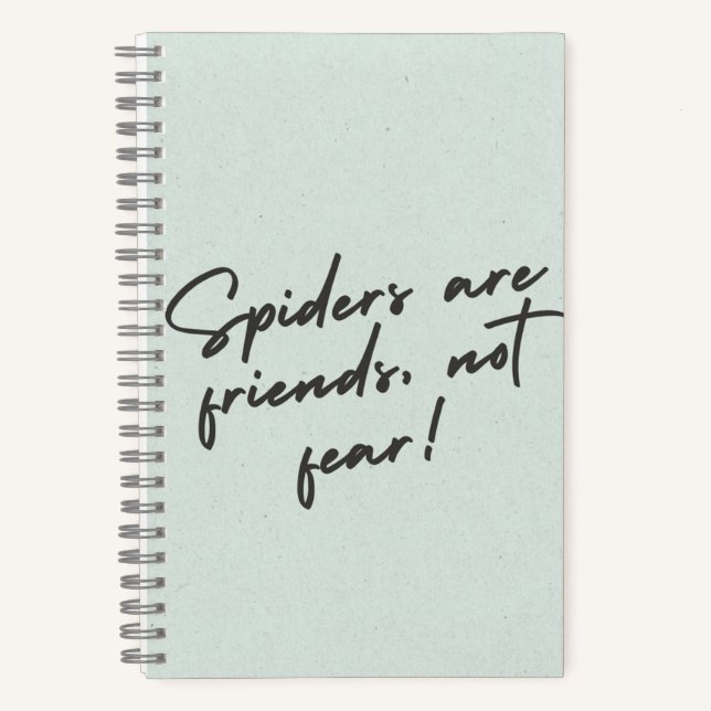 Spider Spirit – Bold Nature-Inspired Design Watch Notebook (Front)