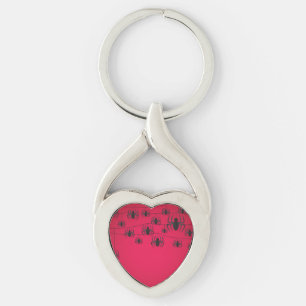 Spider string keychain