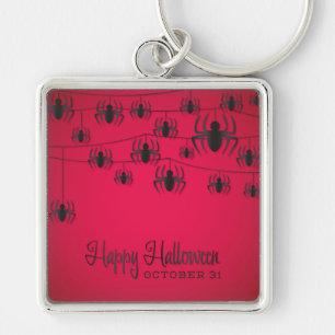 Spider string keychain