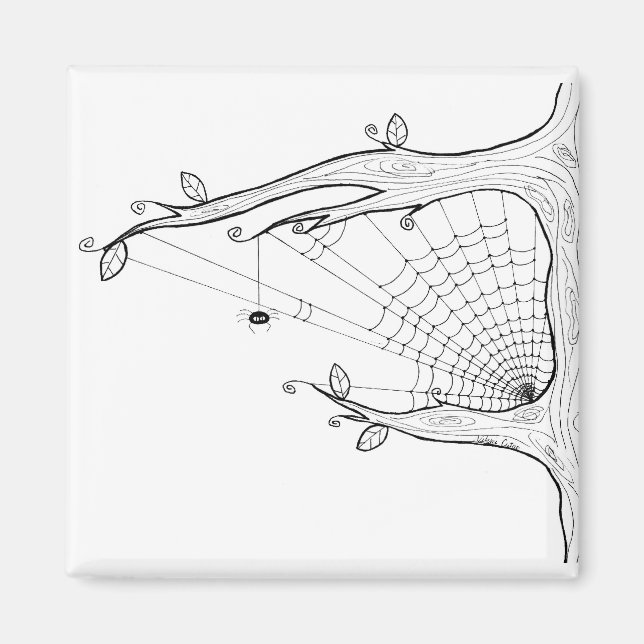 Spider Tree Magnet (Front)