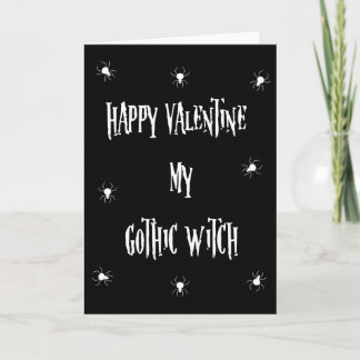 Spider Valentine's Greeting Card