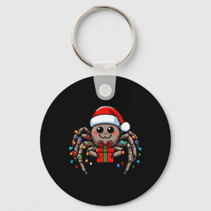 Spider Wearing Santa Hat Christmas Xmas Pyjamas  Keychain