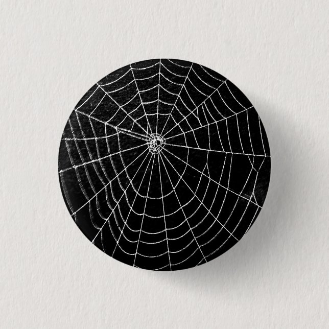 SPIDER WEB 1 INCH ROUND BUTTON (Front)