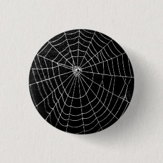 SPIDER WEB 1 INCH ROUND BUTTON