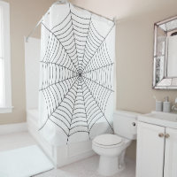 Spider web black and white Halloween pattern