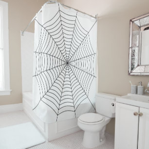 Spider web black and white Halloween pattern