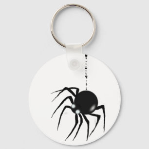 SPIDER & WEB by SHARON SHARPE Keychain