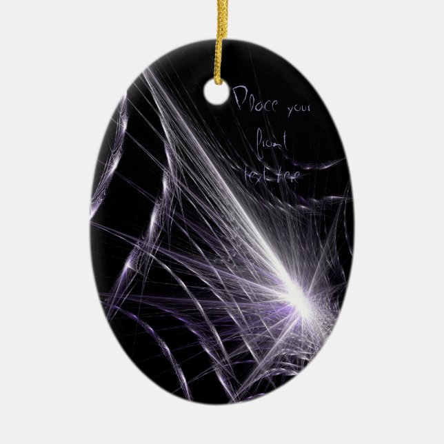 Spider Web Ceramic Ornament (Front)