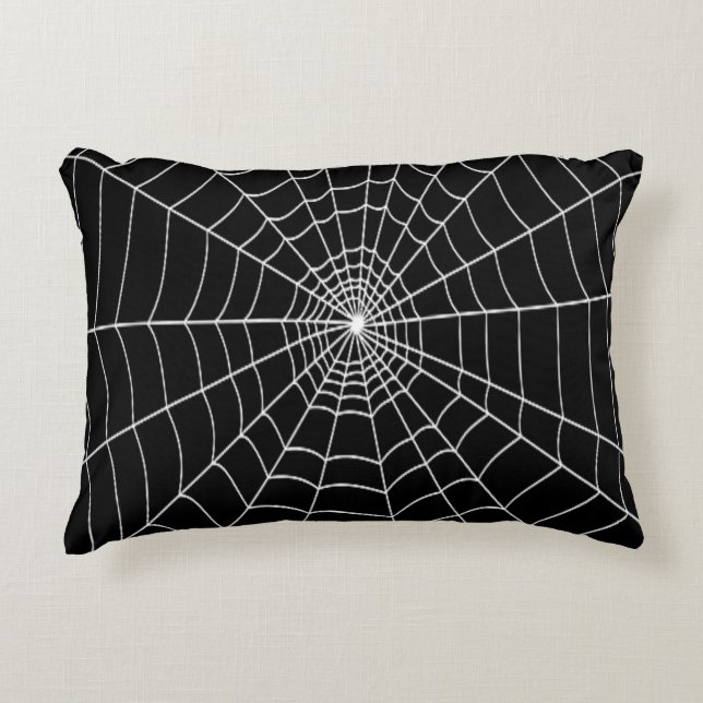 Spider Web Decorative Pillow (Front)