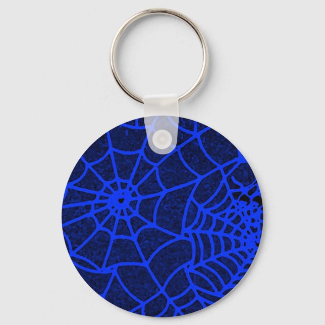 Spider Web Destiny Zazzle Keychain (Front)