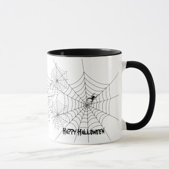Spider Web Halloween Mug (Right)