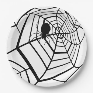 Spider Web - Halloween - Paper Plate
