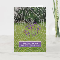 Spider Web - Hope Your Birthday Doesn't Bite