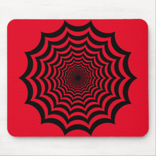 Spider Web Hypnotic Mouse Pad