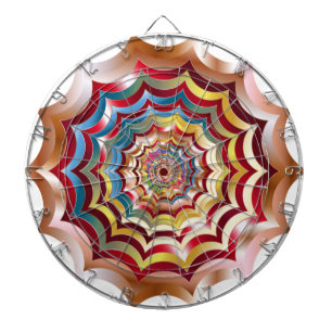 spider web hypnotic revitalized dartboard