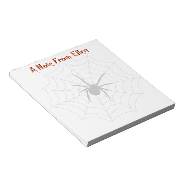 Spider Web Notepad (Angled)