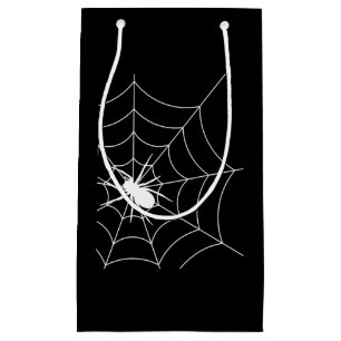 Spider Web Pregnancy Announcement Halloween Small Gift Bag