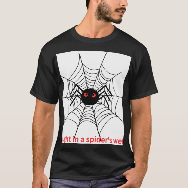 Spider web premium customize T-shirts (Front)