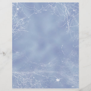 Spider Web scrapbook paper design