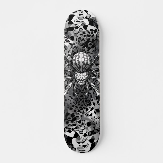 Spider web skateboard (Front)