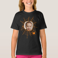 Spider web spiderweb spooky orange custom photo
