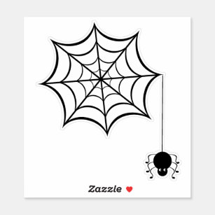 Spider Web Sticker