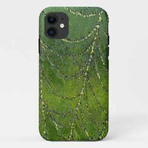 Spider Web With Dew Droplets Abstract Art iPhone 11 Case