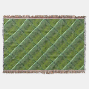 Spider Web With Dew Droplets Abstract Art Throw Blanket