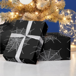 Spider Web wrapping paper