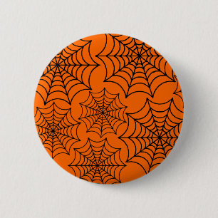Spider Webs 2 Inch Round Button