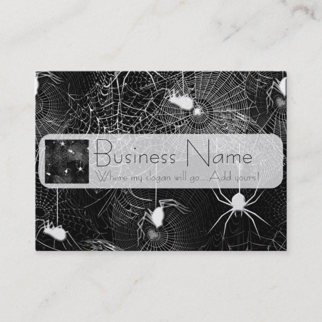 Spider Webs Business Card (Front)