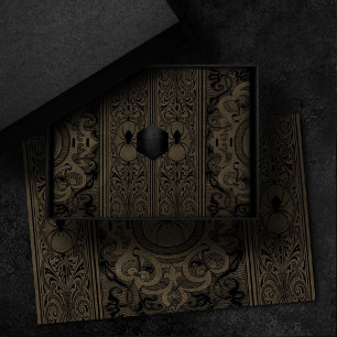 Spider Witch   Suede Fantasy Spiderweb Flourish Tissue Paper